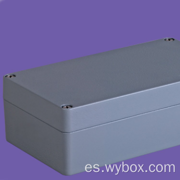 Caja de aluminio impermeable IP67 caja de aluminio de caja electrónica de aluminio personalizada para pcb AWP512 con tamaño 220 * 120 * 90 mm